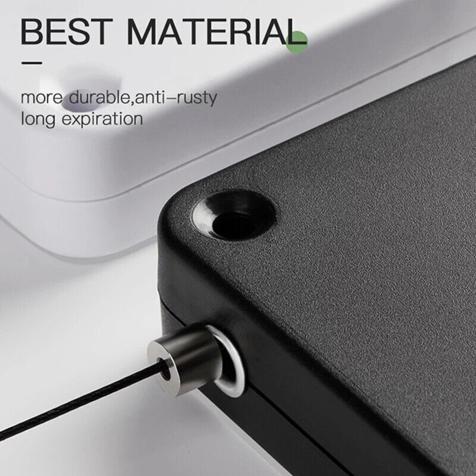 Automatic Door Closer Sensor Auto 2x Punch-free Black Home Kitchen Door Security