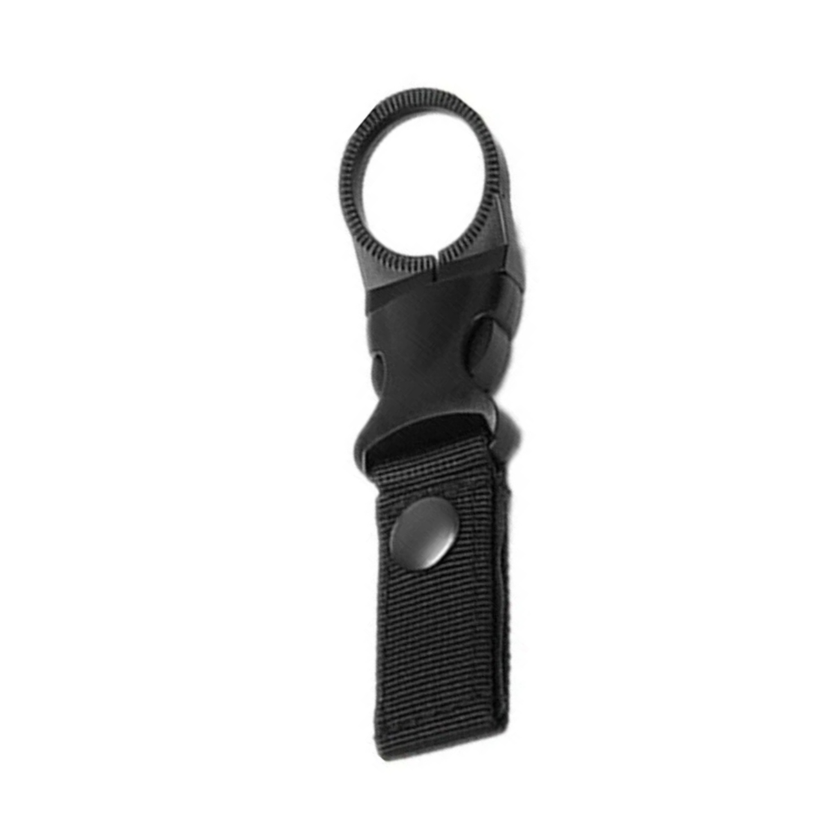 Tactical MOLLE Webbing Strap Clip Water Bottle Holder Outdoor Black Gear