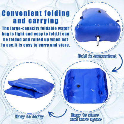 240L Water Bladder Tank Soft Water Storage Bag Camping Fishing Boating Large