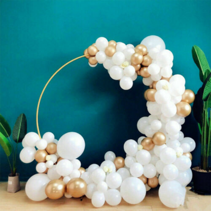 Backdrop Flower Display Stand 2M Round Hoop Balloon Arch Wedding Decor Frame