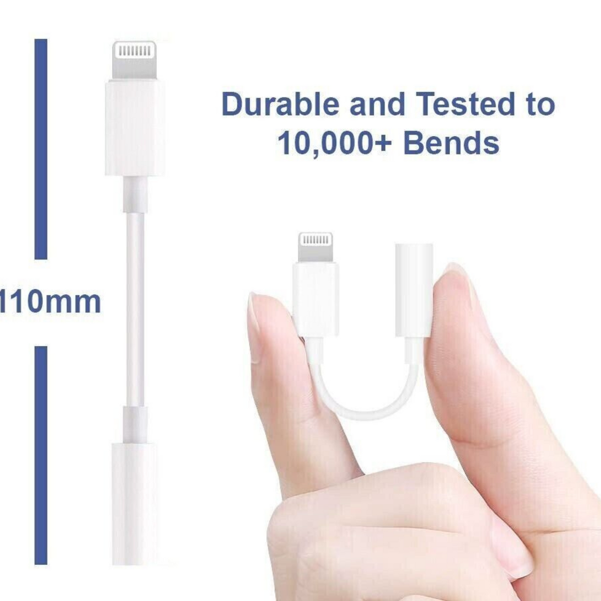 3.5mm Aux Audio Headphone Jack Adapter For iPhone 14 13 12 X 9 8 7 6 5