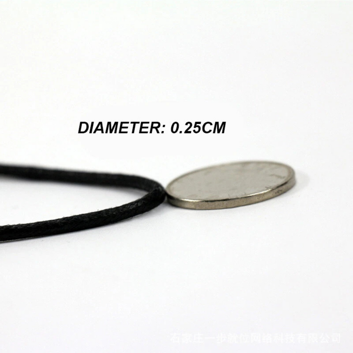 Unisex Leather Dress Boots Premium Cotton Round 2.5mm Waxed Shoelaces Black 80cm