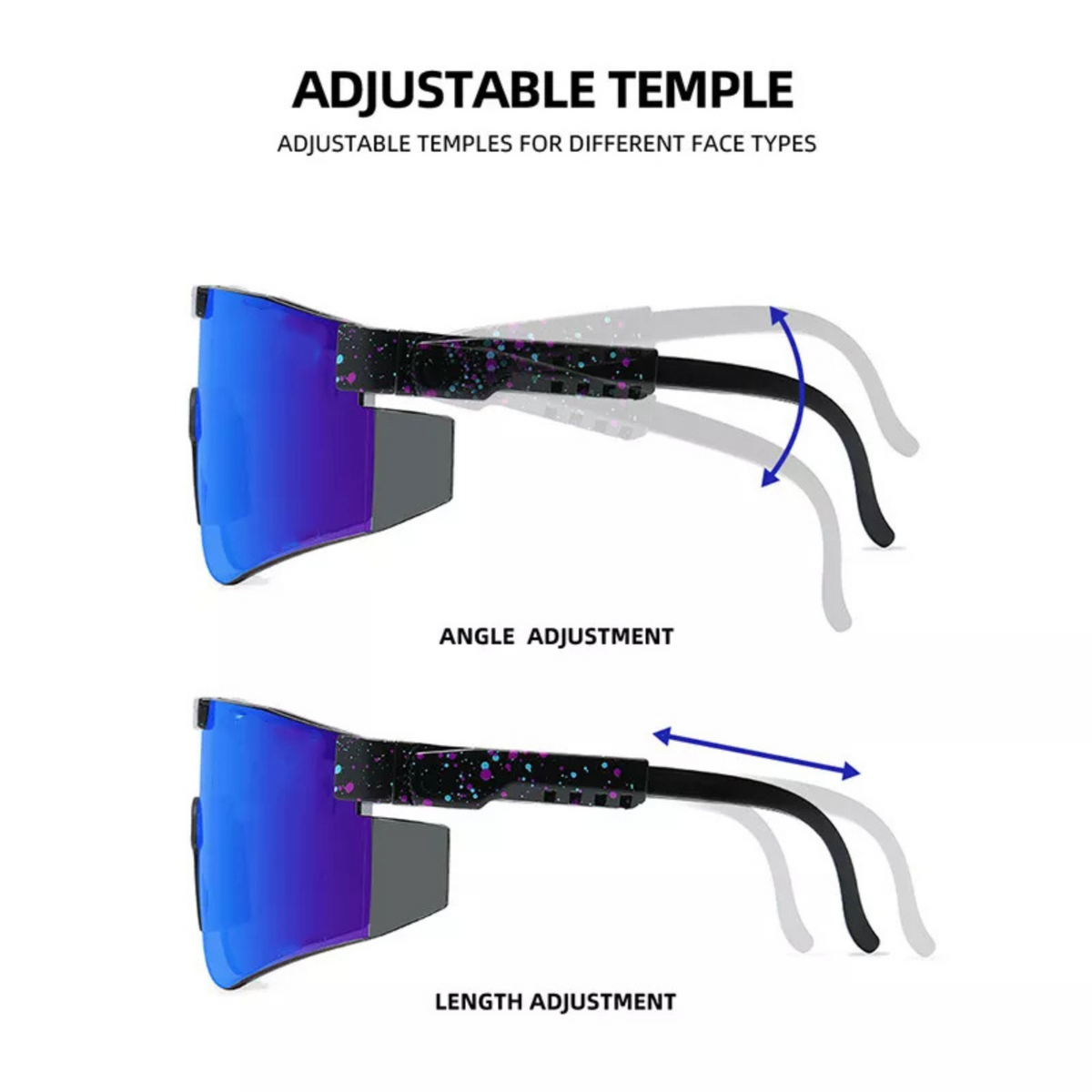 Sports Driving Fishing Cycling Eyewear Unisex Sunglasses Polarized UV400 C05
