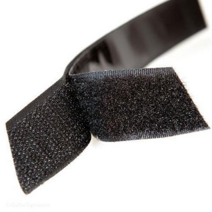 Black Fastener Tape Self Adhesive Hook And Loop Sticky Back