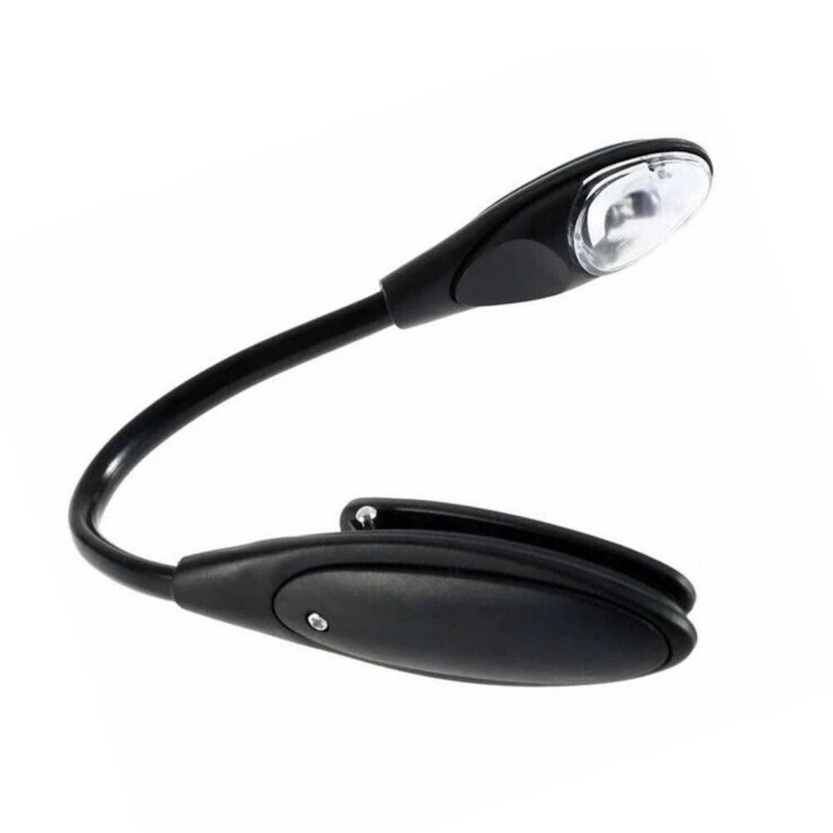 2X Mini Clip-On Flexible LED Reading Lights for Books and Laptops