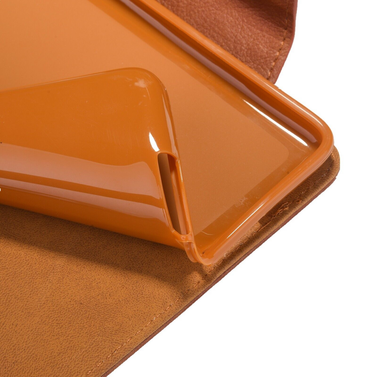iPad Pro 12.9" 2022 Brown Luxury Leather Case Cover