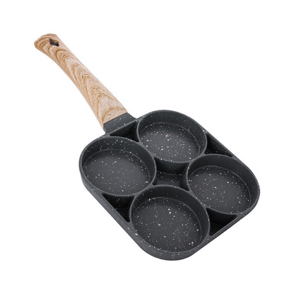 Non-stick Round Fry Egg Pancake Pan 4 Holes Frying Pan Giftbox