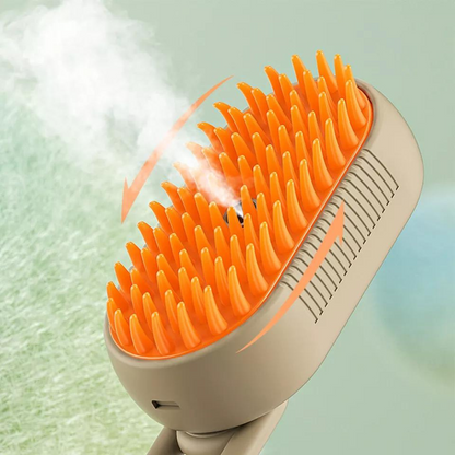 Grooming Dog Water Brush Spritz Defur Comb For Cats, Celery Pet Steam