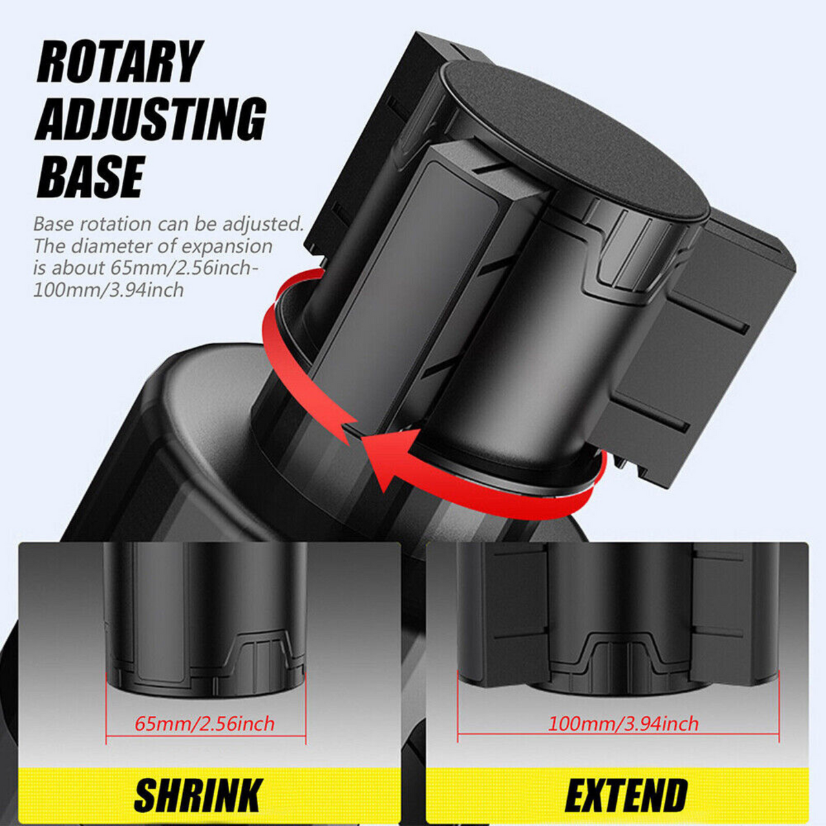 Bottles & Big Drinks Stable Fit Car Cup Holder Expander Adapter For Car Auto