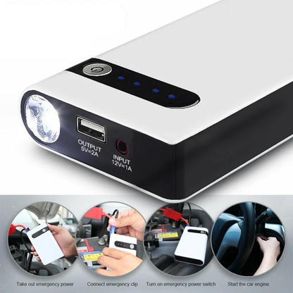Portable 30000mAh Car Jump Starter Vehicle Emergency Booster Power