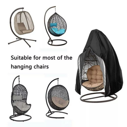 Rain Waterproof Dust Chair Cover Furniture Garden Rattan Hanging Swing Egg Chair