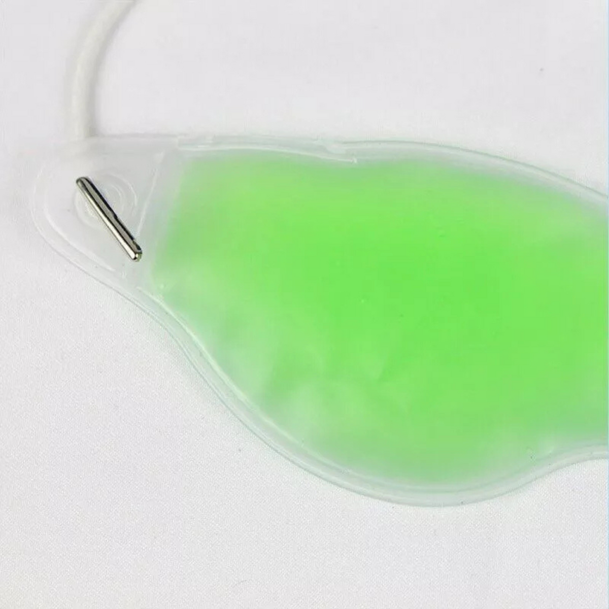 Ice Cool Pad Puffiness Headache Relaxing Gel Eye Mask Warm Hot Heat Green 1x