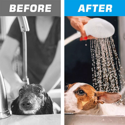 Tap Sink Bath Washing Holder Dog Head Attachment Pet Shower Spray Hose Single