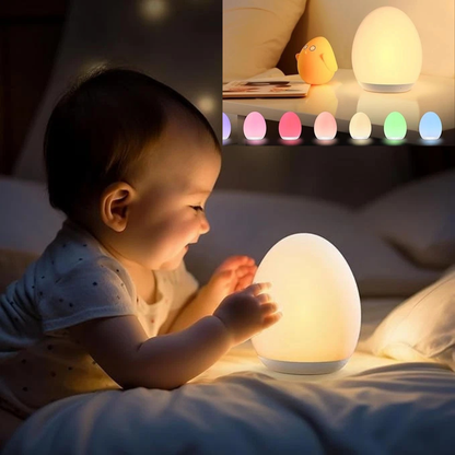 Touch Control Night Light with 8 Colour Dimming Ambient Table Lamp