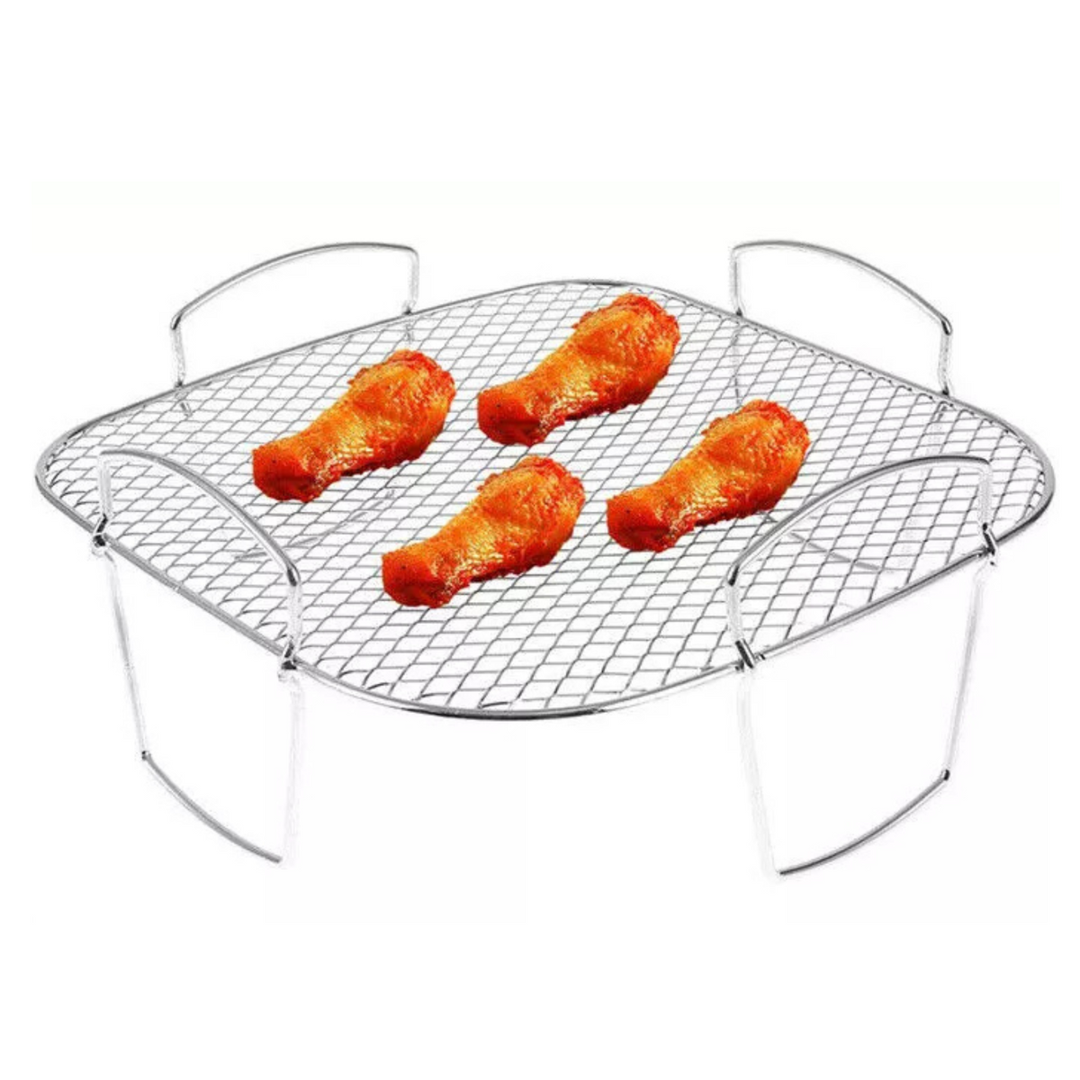 Baking Tray Grill Holder Air Fryer Rack Kitchen Grill Air Fryer Accessories