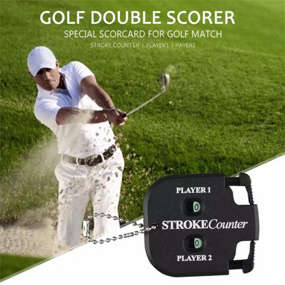 1x Two Digit Scoring Keeper Golf Counter Black Shot Stroke Putt Score Count