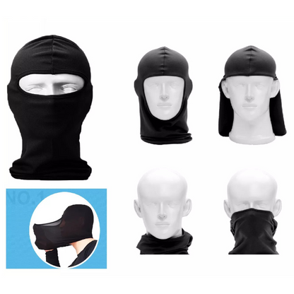 Black Windproof Outdoor Scarf Motorcycle Cycling Face Balaclava Mask