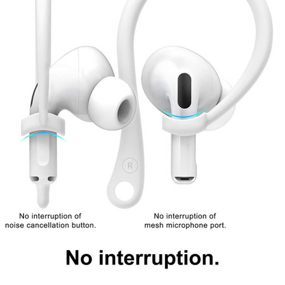 Anti-lost Earhooks Strap For AirPods Silicone Pro 2nd 3rd generation White