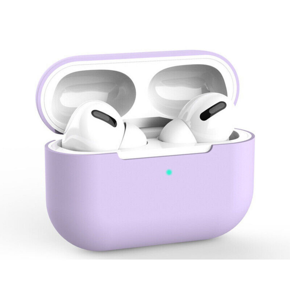 Light Purple Airpods Silicone Case Pro Shockproof Slim Soft Protective Cover