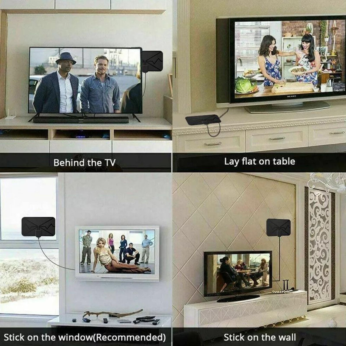 300 Miles Range Digital TV Antenna 1080P HDTV Signal Booster Indoor Amplifier