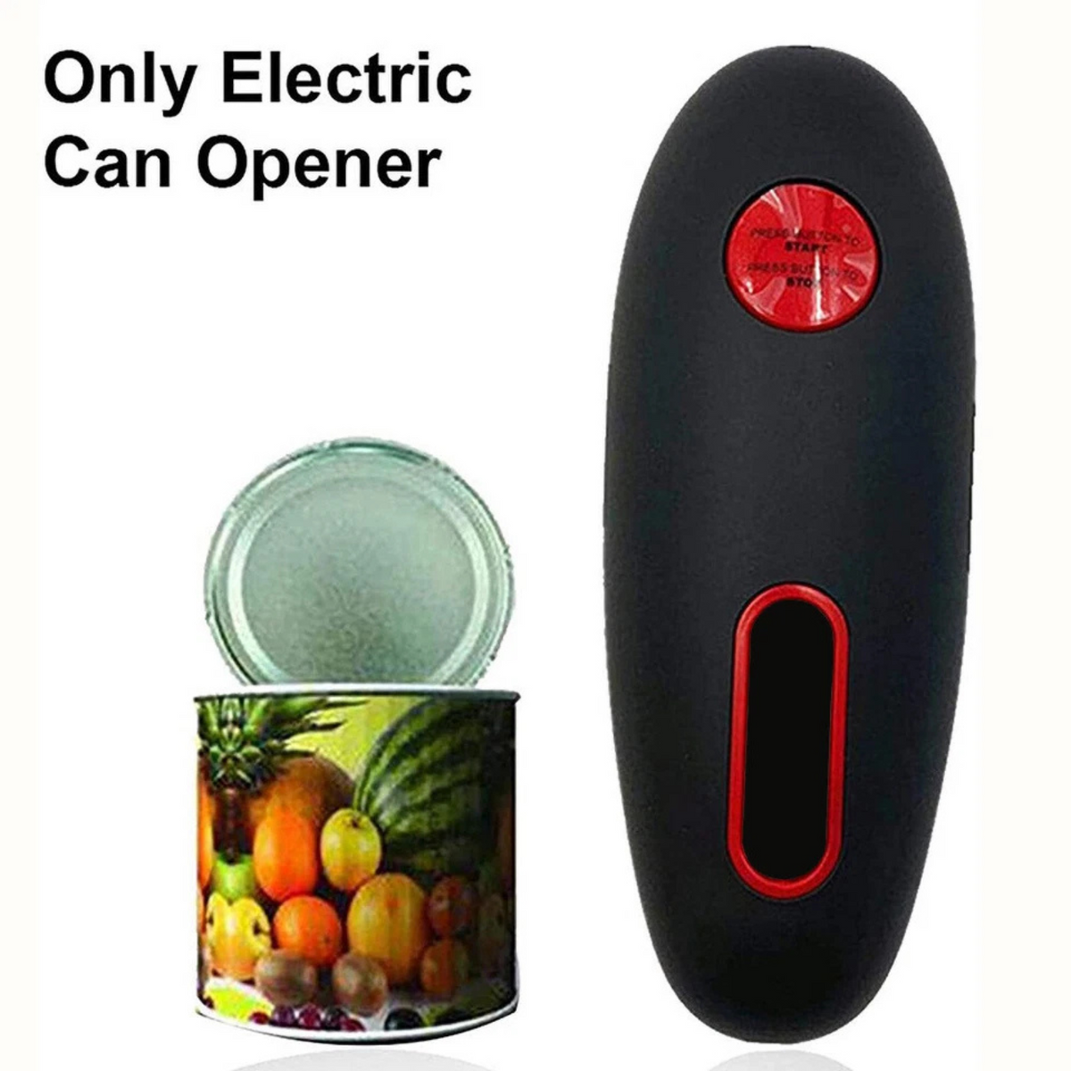Can Opener Restaurant Home Touch Automatic Can Opener Jar Lid Black