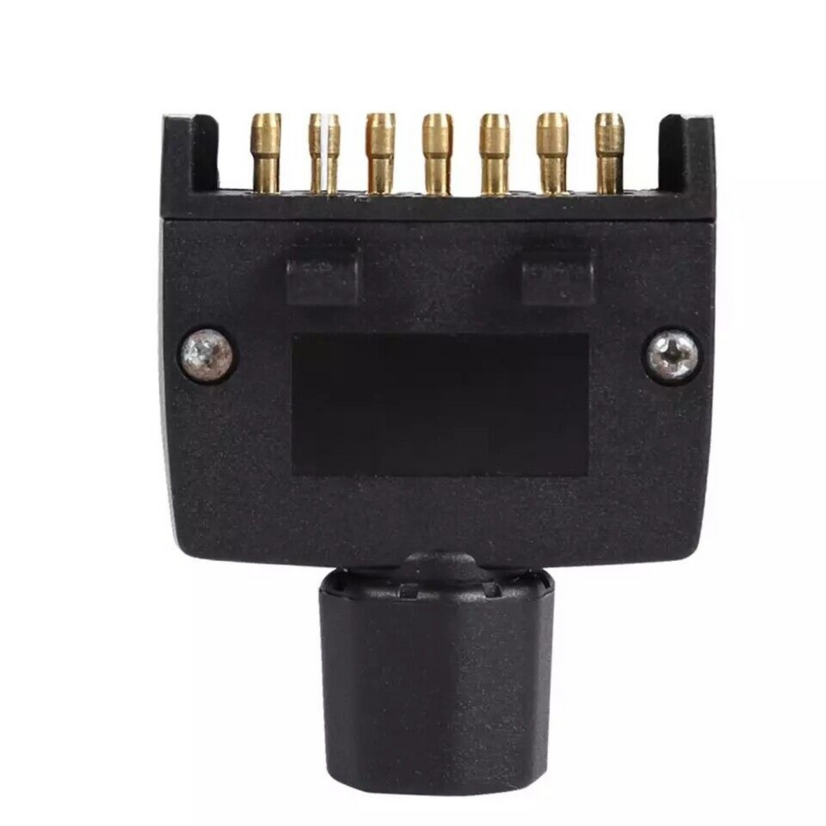 Male Connector In-Line Trailer Plug 7 Pin Flat Plastic
