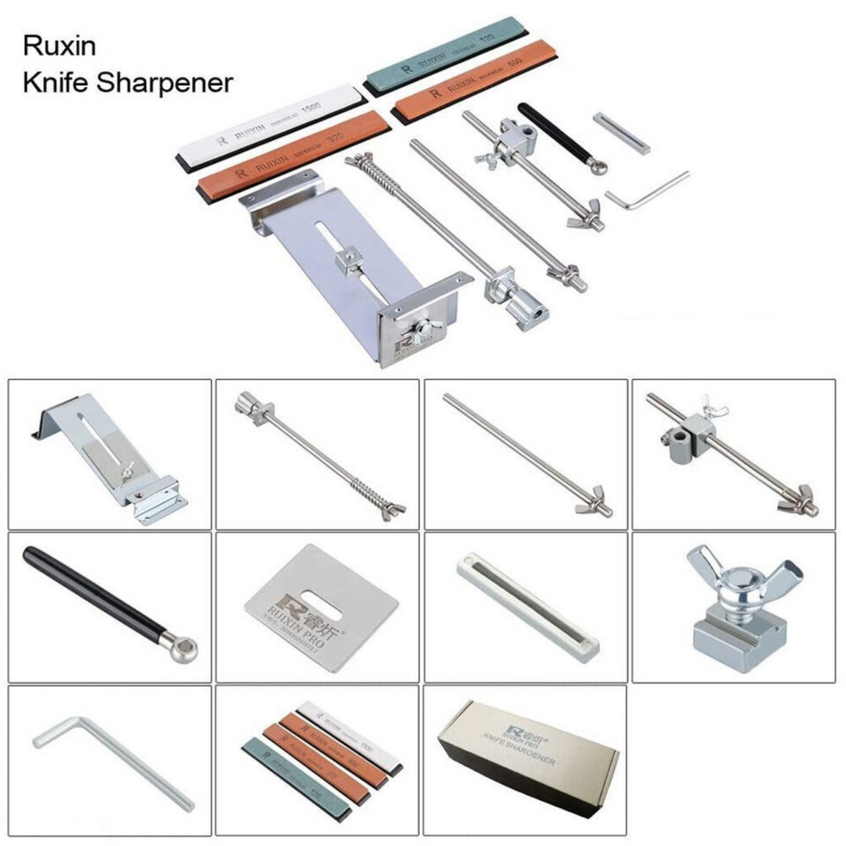 Sharpener Fix-angle With 4 Stones Professional Kitchen Sharpening System