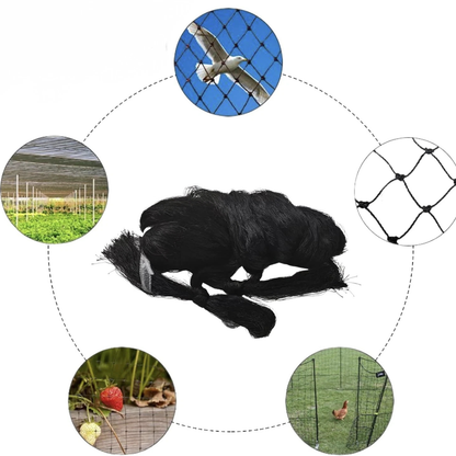 Commercial Anti Bird Netting Mesh Net Black 20mx5m Garden Protection Safety