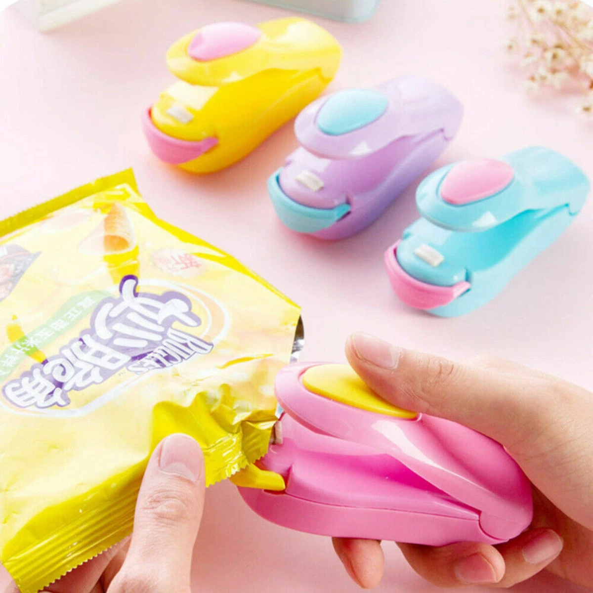 Portable Mini Sealing Machine Food Storage Plastic Bag Sealer