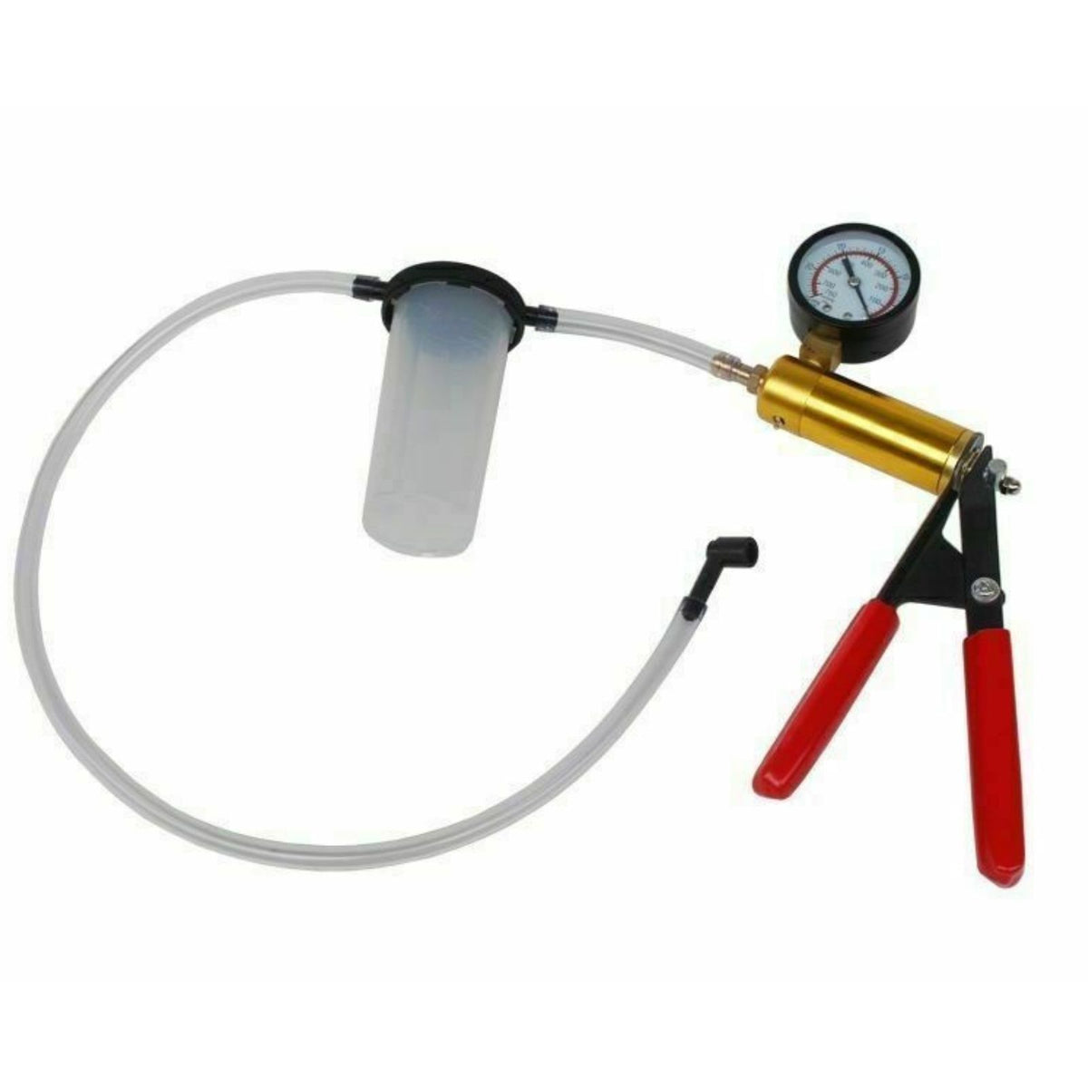Car Motorbike Vacuum Pump Kit Hand Held Brake Bleeder Tester Set