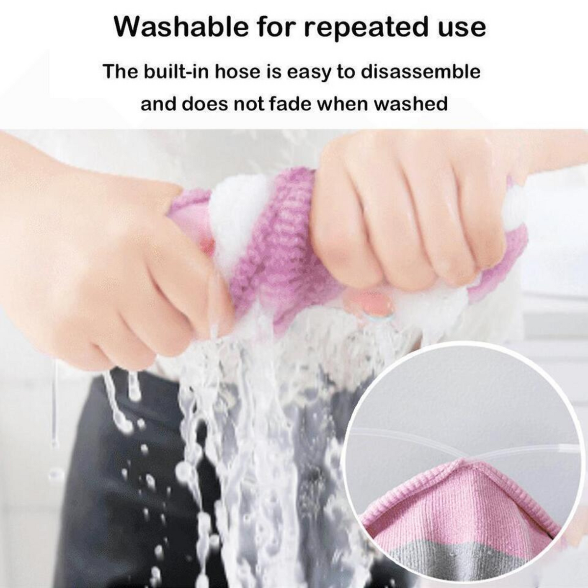 Warmer Washable Mat Cover Pad Pink Soft Bathroom Closestool Toilet Seat