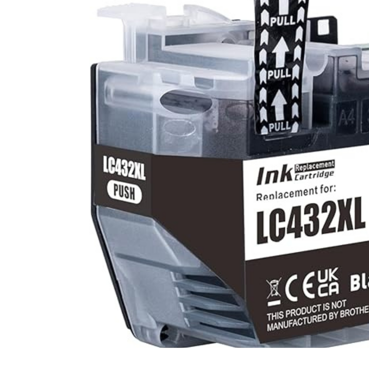 High Yield Black Ink Cartridges 3 Pack Compatible Brother LC-432XLBK