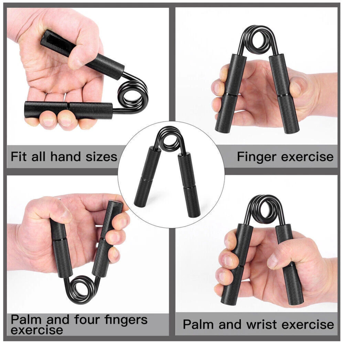 Hand Grip Strength Trainer Fitness Non-Slip Exercise 250LBS Resistance