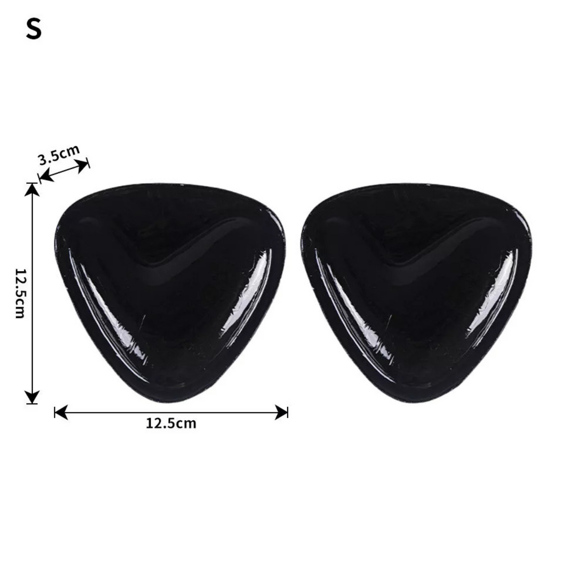 Waterproof Silicone Self Adhesive Bra Small Double Sided Sticky Black Bra