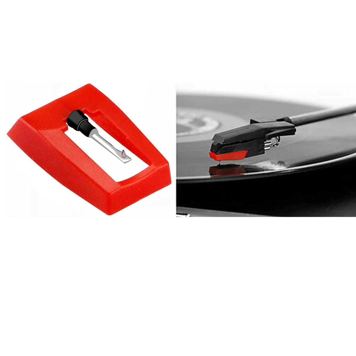 Replacement 3x Record Player Stylus Turntable Needle Cartridge Audio Gear