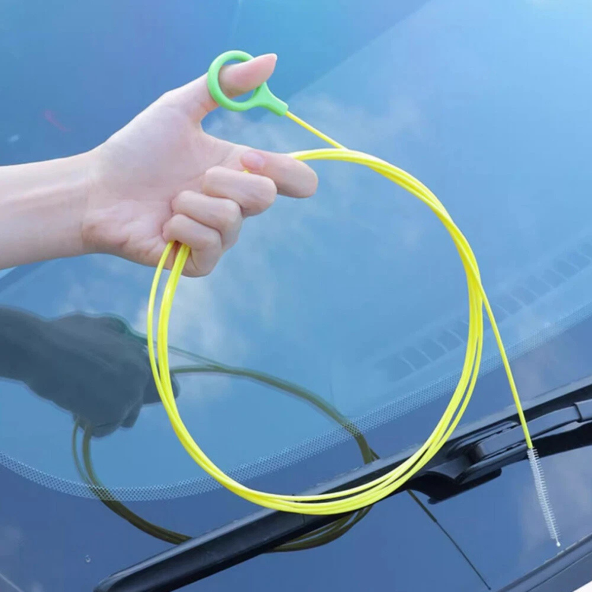Long Flexible Drain Brush Pipe Cleaner Sink Tube Removal Tool