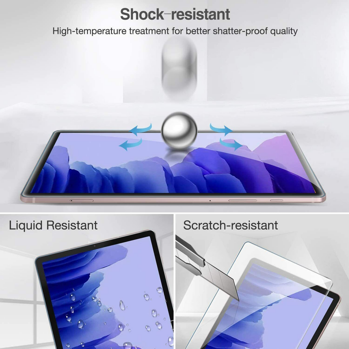 Tempered Glass Screen Protector For Galaxy Tab A9 Plus