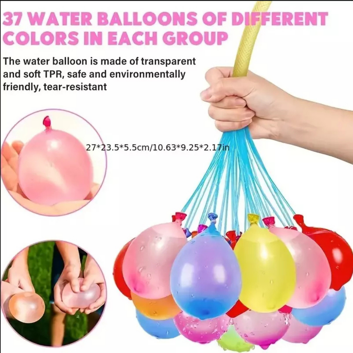 1665x Magic Beach Party Self Bunches Tying Water Balloons