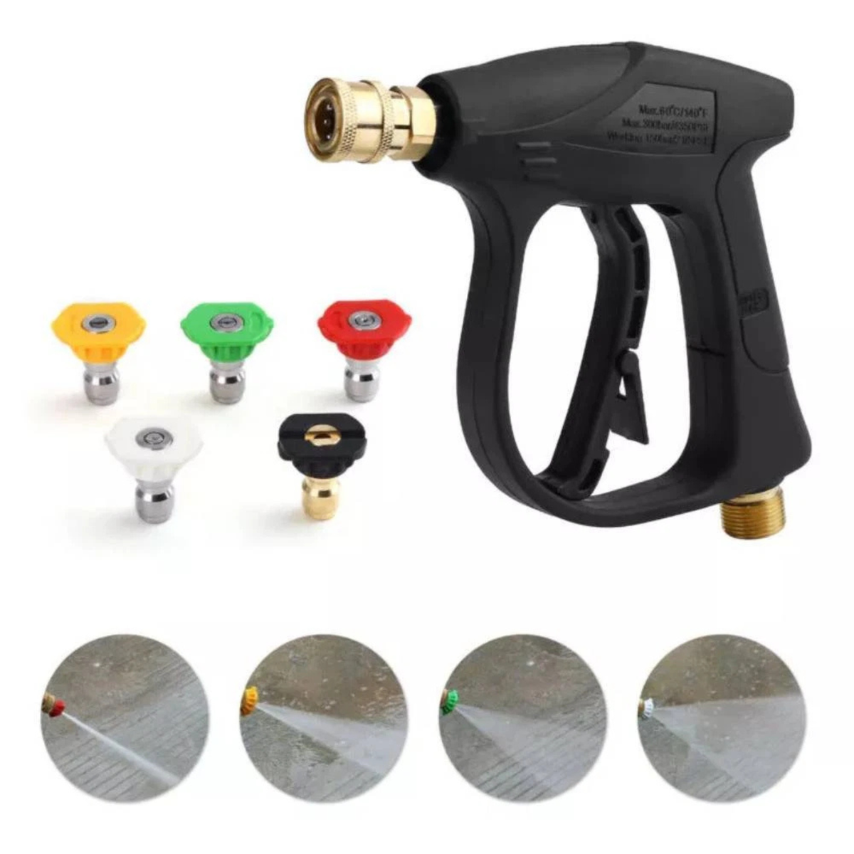 High Pressure Washer Trigger Gun M22 14mm Connector Spray Handle