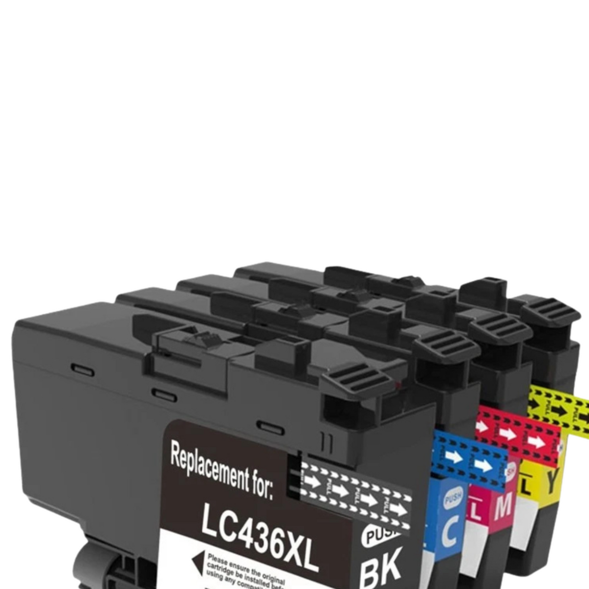 Printer Replacement 4 Pack Compatible Brother LC-436XL High Yield Ink