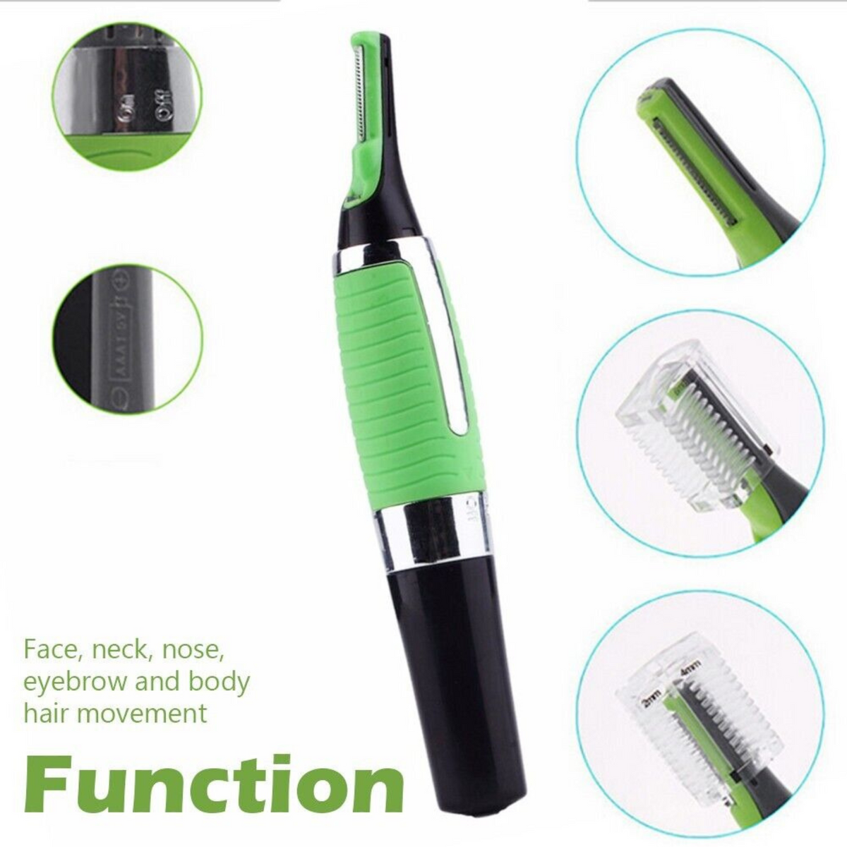 Personal Hair Trimmer Micro-Touch Max Groomer Nose Ear Eyebrows Neck