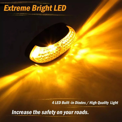 10x Lights Side Trailer Truck Caravan LED Marker Lamp Multi Volt