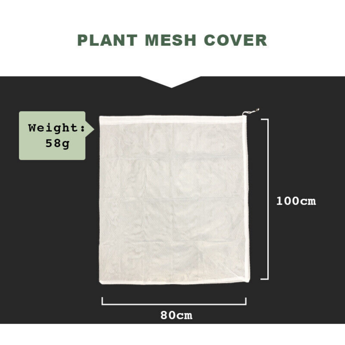 80x100CM Plant Crop Protection Cover Bags Fruit Fly Net Insect Mesh Vegetable