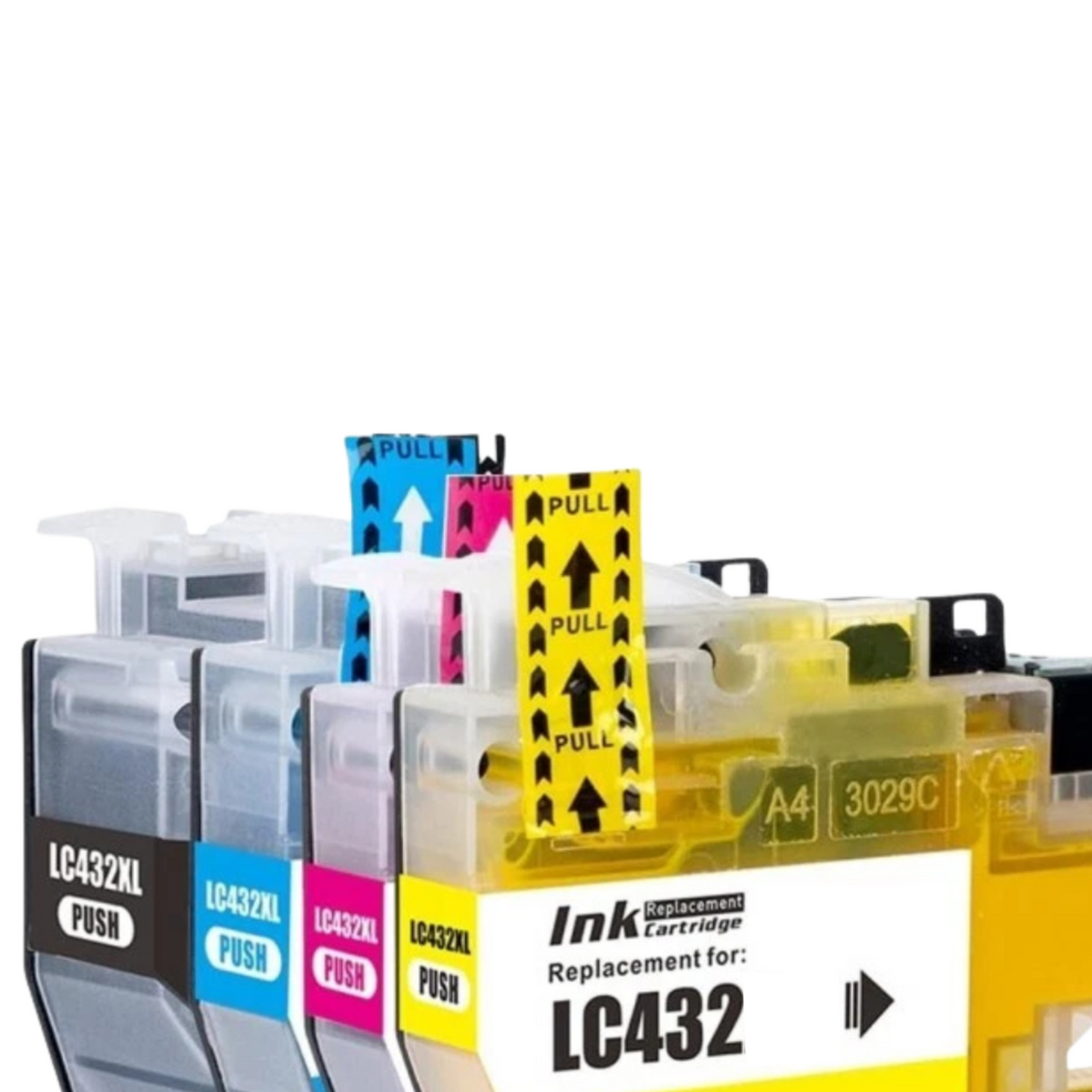 Brother LC-432 Ink Cartridges 4 Pack Compatible Printer Replacement