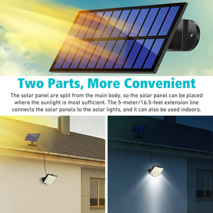 IP65 Wall Security Garden 106 LED Solar Motion Sensor Light Outdoor Flood Lamp