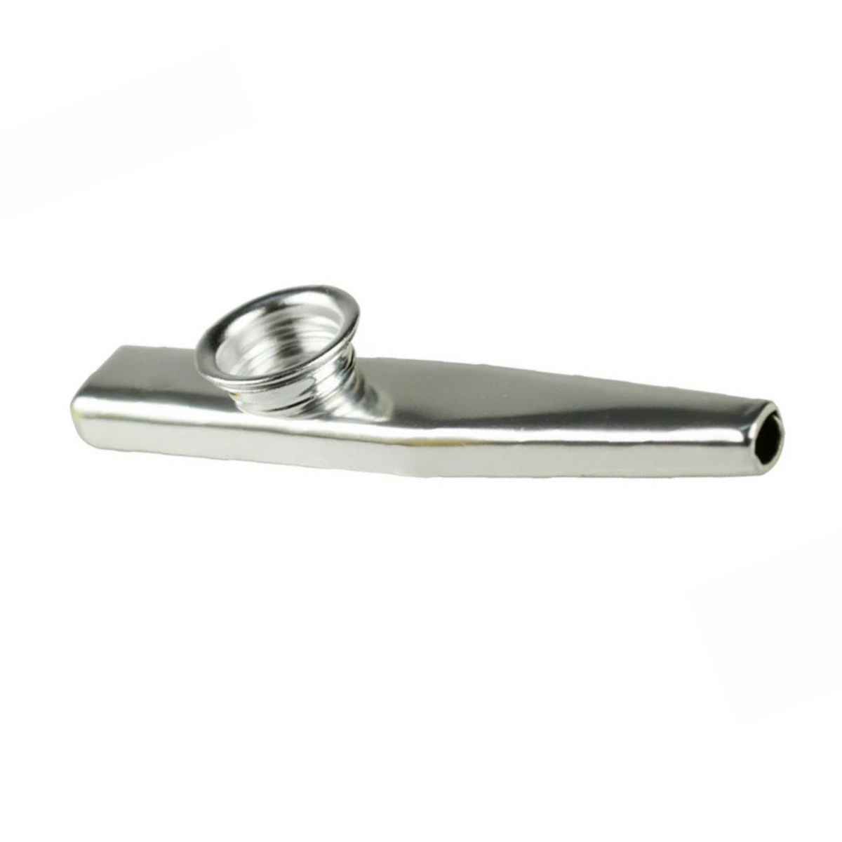Diaphragm Mouth Flute Harmonica Party Kazoo Ukulele Guitar Partner Flute  Silver