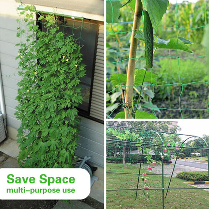 Support Fence Mesh 2x Garden Plant Climbing Net Vegetable Vine Flower Trellis
