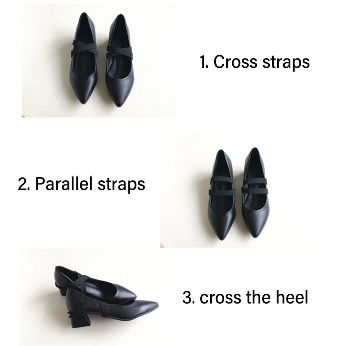 Shoelace Straps Anti Loose Bundle Secure Shoe Lock Elastic Anti Skid Black