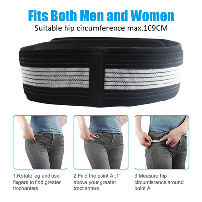Lower Back Support Brace DAINELY BELT for Men and Women Hip Pain HQ
