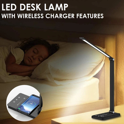 Touch Control LED Table Lamp Dimmable Reading Desk Light for Bedroom Office